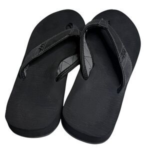 Cobian Men's Floater Comfort‎ Thong Flip Flop Beach Sandals Black Size 10